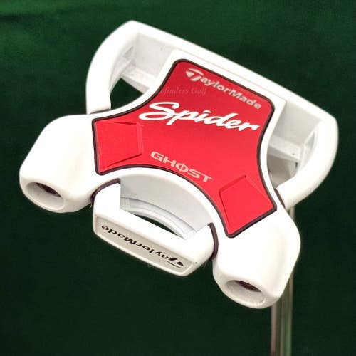 TaylorMade 2024 Spider Ghost White #3 35" Slant-Neck Mallet Putter w/ HC