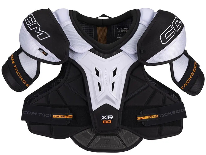 New, NWT CCM Tacks XR 80 Shoulder Pads, Size Senior SM, MD, LG