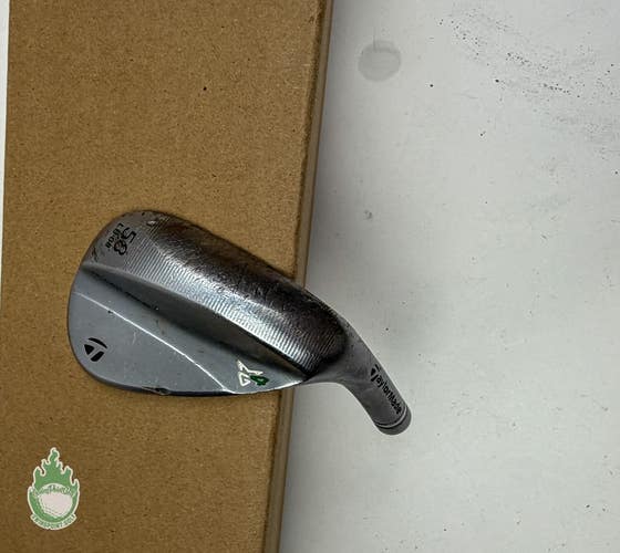 Used Taylormade Milled Grind 4 Chrome LB Grind 58*-08 Wedge HEAD ONLY Golf Club