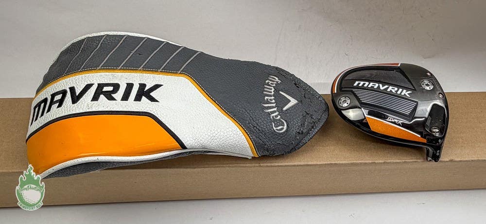Tour Issue Callaway Mavrik Max Single Diamond Driver 9* HEAD ONLY Golf Club