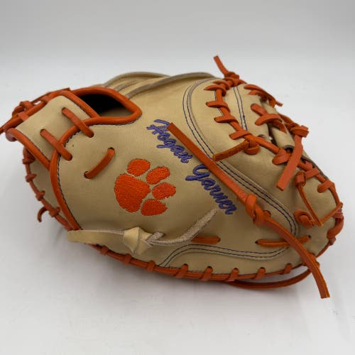 Rawlings Heart of the Hide 34” Clemson Tigers College Issue Catchers Mitt Baseball Glove