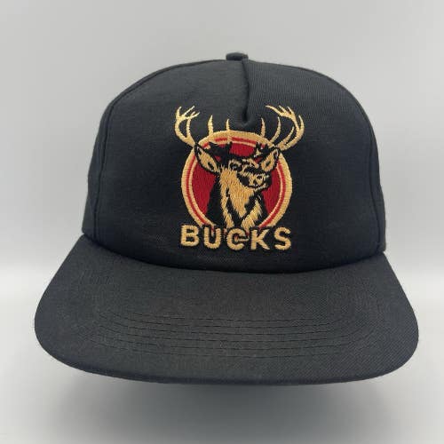 Vintage Bucks Cigarettes Buck The System Snapback Logo Trucker Hat Made in USA