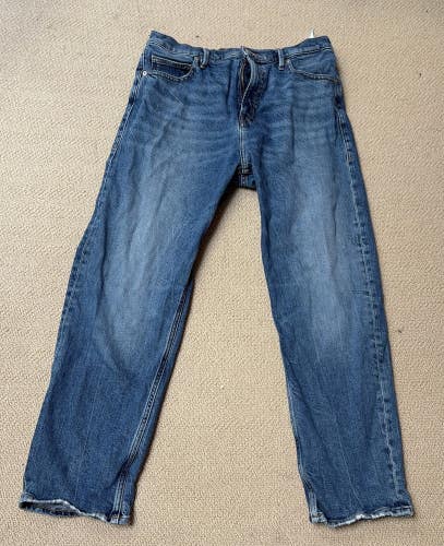 Good American Good Standard Straight Jeans, Mid-Rise Relaxed Straight 4/27