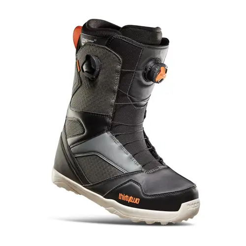 NEW ThirtyTwo 2023 STW Double BOA Snowboard Boots - Black / Grey 7