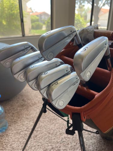 Golfworks Right Handed Iron Set Extra Stiff Flex Steel Shaft (Used)