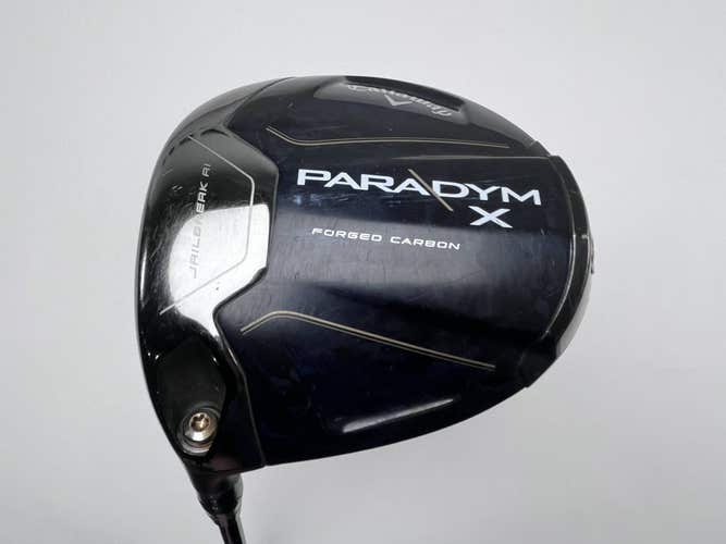 LEFTY Callaway Paradym X Driver 10.5* HZRDUS RDX Smoke 6.0 Black 60g Stiff LH