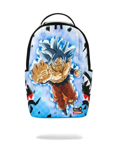 Sprayground Dbz Ultra Instinct Goku Backpack Unisex Multi Shoulder Strap SPR359