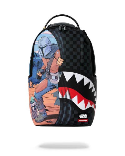 Sprayground Star Wars Mando Grogu Get To The Ship Backpack Unisex Multi SPR366