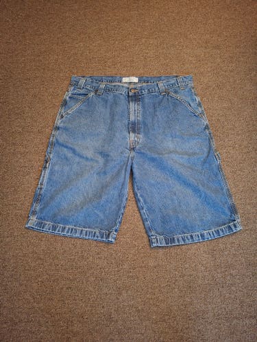 Levi's Strauss Signature Mens Denim Carpenter Shorts Sz 40