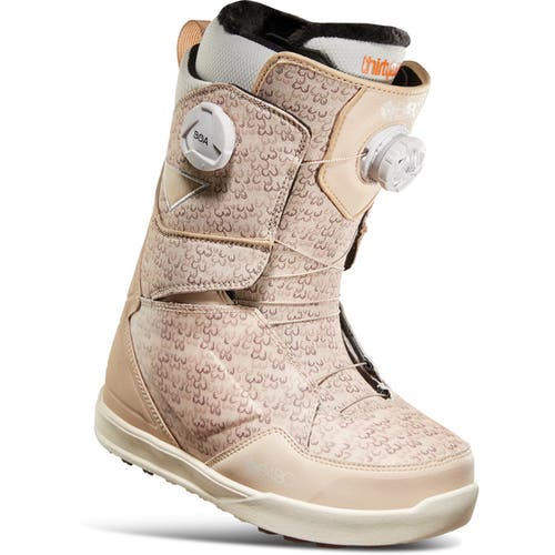 NEW ThirtyTwo 2022 Women's Lashed Double BOA B4BC Snowboard Boots - Ivory 6