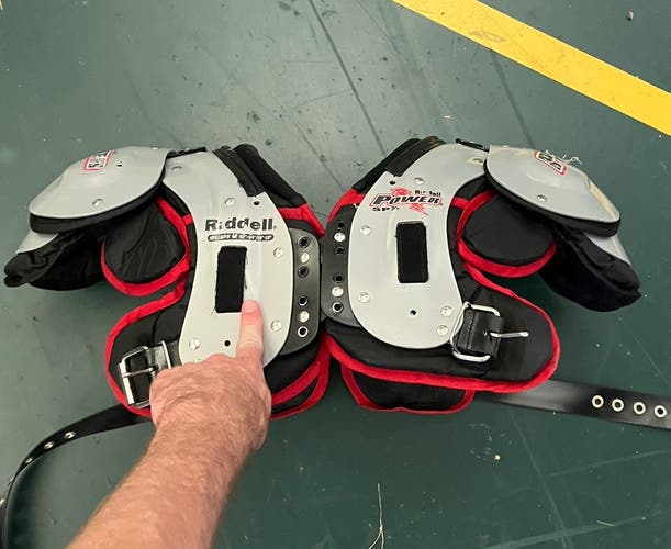 Medium Adult Riddell Power SPX Shoulder Pads (Used)