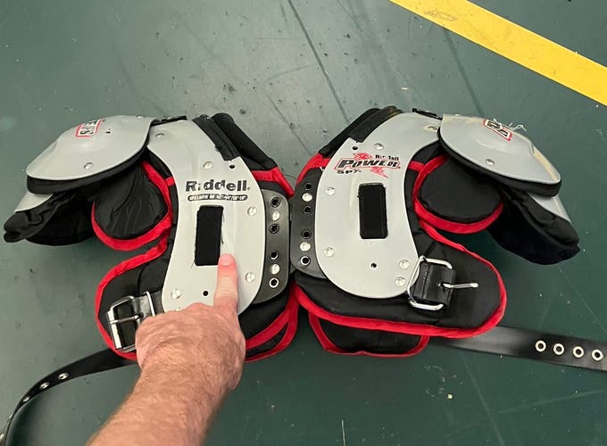 Medium Adult Riddell Power SPX Shoulder Pads (Used)