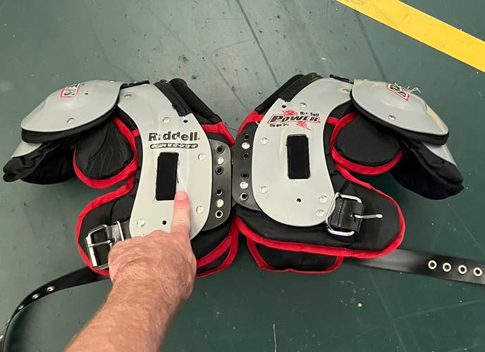 Medium Adult Riddell Power SPX Shoulder Pads (Used)