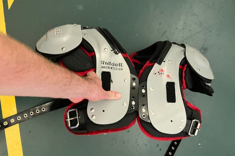 Extra Large Adult Riddell Power SPX Shoulder Pads (Used)