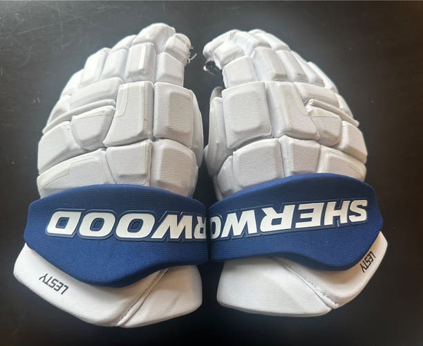 Sher-Wood Code Encrypt 1 Pro Gloves 14” WHITE BLUE
