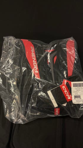 CCM Phenom Goalie Arm & Body Black/Red Jr L/XL (NEW)