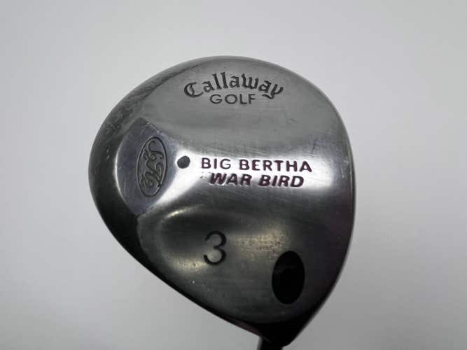 Callaway Big Bertha Warbird 3 Fairway Wood 15* RCH 96 Regular Graphite Mens RH