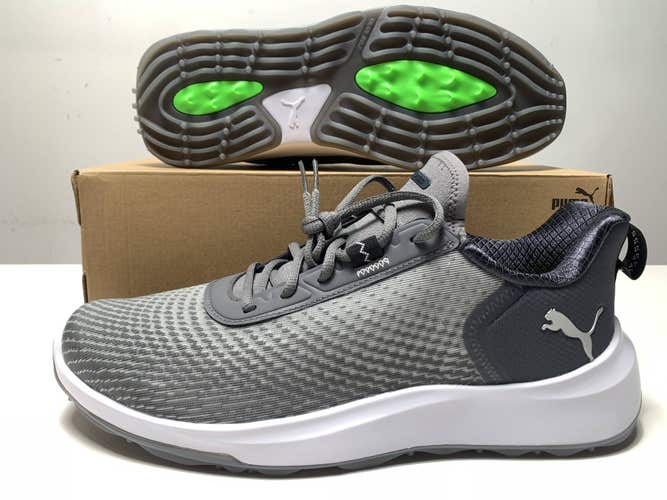 Puma Fusion Crush Sport Golf Shoes Gray Men's SZ 11.5 (379204 02) NIB