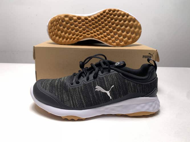 Puma Fusion Pro Golf Shoes Black Men's SZ 10 (377041 03) NIB