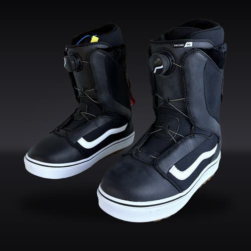 NEW Vans Women's Encore OG Snowboard Boots 2024 - Black/White (Size 10.0)