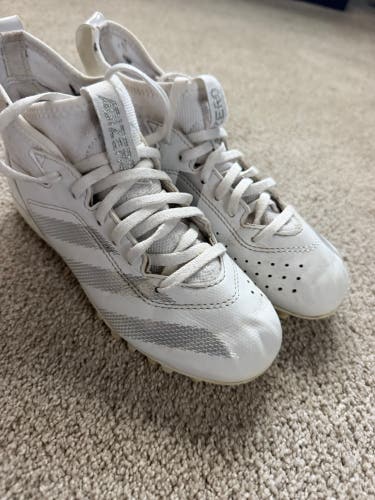 Unisex 1Y (Big Kids / Youth) Adidas adizero Mid Top Molded Cleats (Used)