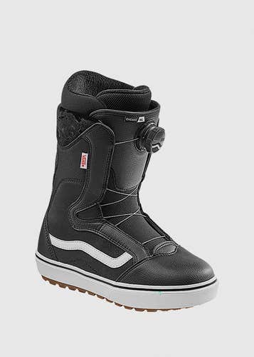 NEW 2023 Vans Women's Encore OG Snowboard Boots - Size 9.0 - Black/White