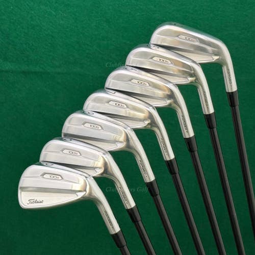 Titleist 2021 T100s Forged 4-PW Iron Set TT AMT Black R300 Onyx Steel Regular