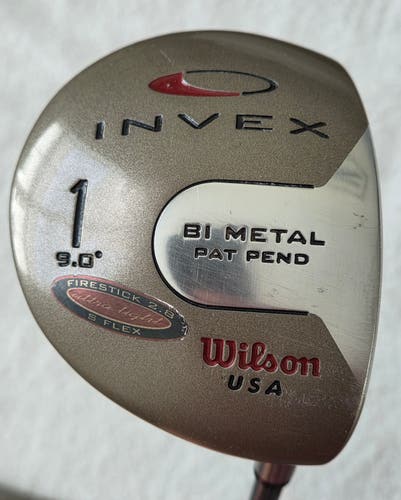 Wilson Invex Bi-Metal Titanium Driver 9.0° RH; Graphite Shaft