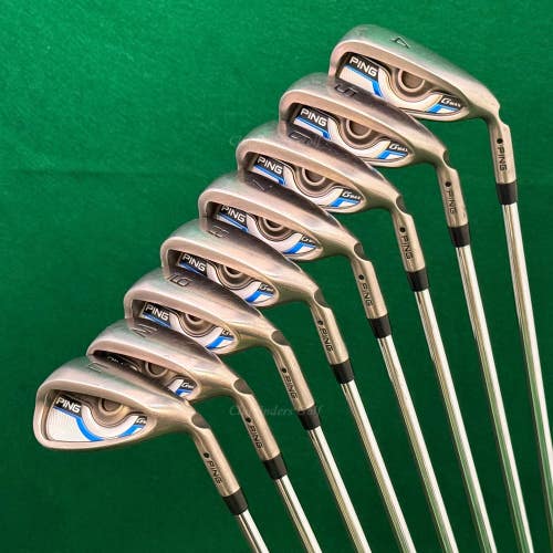 Ping G Max Black Dot 4-UW Iron Set Ping AWT 2.0 Steel Stiff
