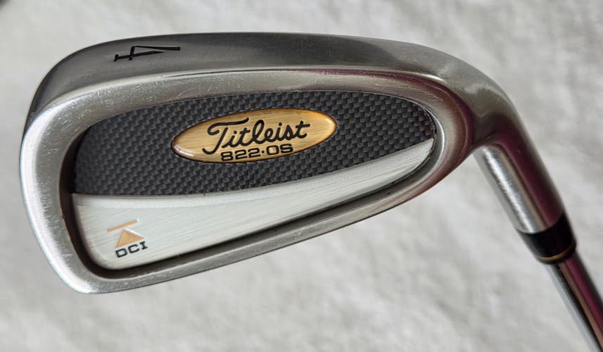 Titleist DCI 822 OS 4 Iron RH; Steel Shaft