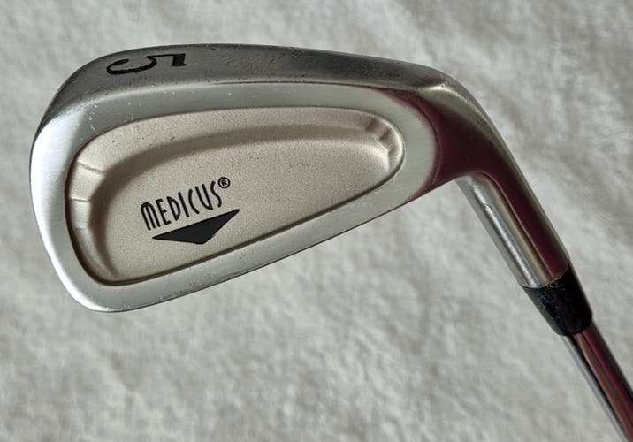Medicus Dual Hinge 5 Iron Training Aid RH; Steel Shaft