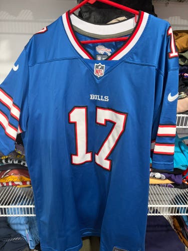 Men’s Nike Josh Allen #17 Buffalo Bills Blue Jersey XL