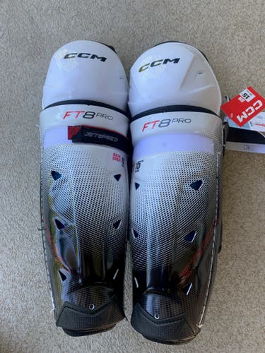Senior CCM FT 8 PRPO 15" Shin Pads (New)...............................