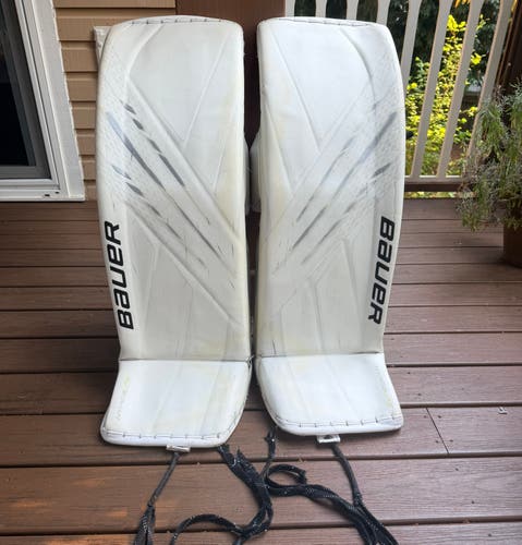 Rare XL Bauer Vapor Hyperlite Goalie Leg Pads (Used) (Pro Stock)