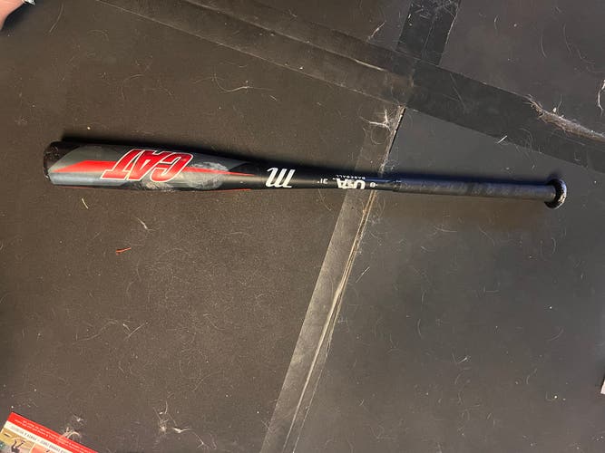 2019 Marucci CAT Alloy USABat Certified Bat (-10) 23 oz 31" (Used)