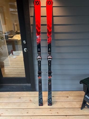 2024 Volkl Racetiger GS 188 cm Racing Skis With Bindings Max Din 16 (Used)