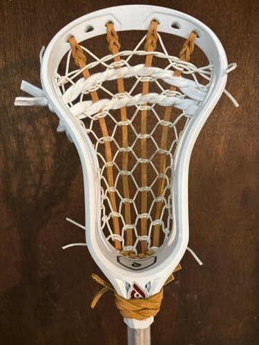 Powell Pioneer II Transition Head with Traditional Stringing w/ Maroon Powell Symbol