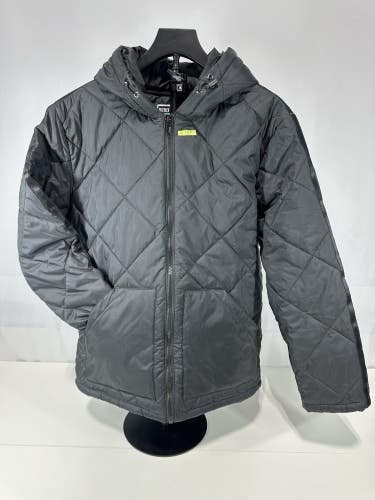 #286 Bleecker & Mercer Black Quilted Jacket Sz L