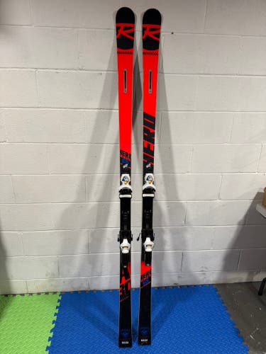 Men's Rossignol Hero FIS GS Pro 193 cm Racing Skis With Bindings Max Din 18 (Used)