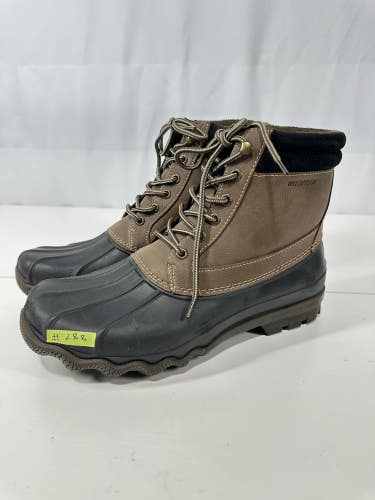 #288 Sperry STS14142 Mens Brewster Brown Boots Ankle Waterproof Size 9