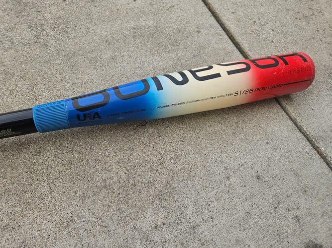 2026 Warstic Bonesaber Hybrid USABat Certified Bat (-5) 26 oz 31"