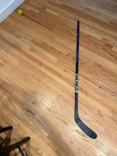 Senior CCM Ribcor Trigger 8 Pro Left Hand Hockey Stick P28 65 Flex Pro Stock (Used)