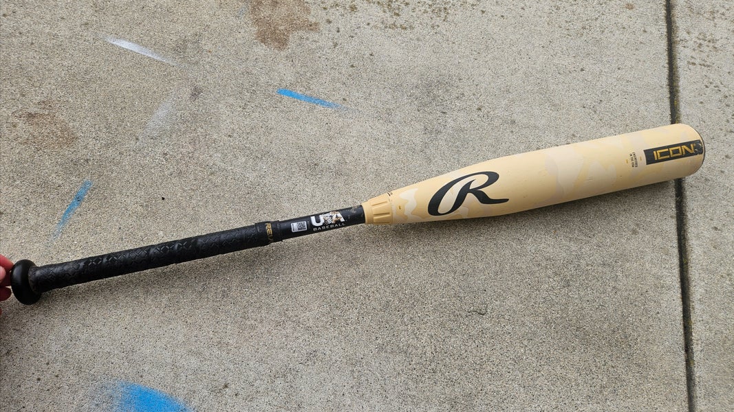 2025 Rawlings Icon Composite USABat Certified Bat (-8) 22 oz 30" (Used)