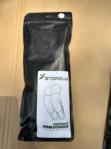 (New)STORELLI BS ARM GUARDS BLACK MEDIUM NIB