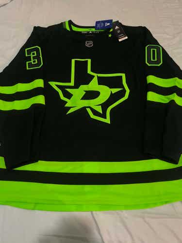Dallas Stars NHL Ben Bishop Replica Hockey Jersey, Size: 52 (Adult Large)