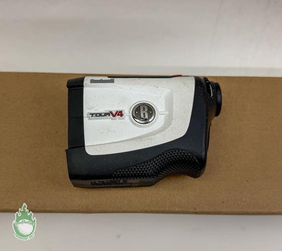Used Bushnell Tour V4 Laser Rangefinder Black/White/Red
