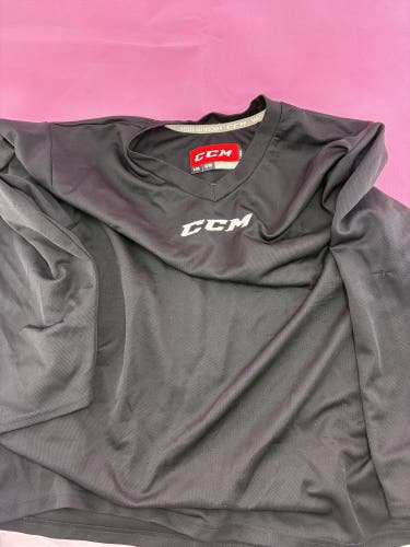 Black CCM Practice Jersey Youth Large/XL