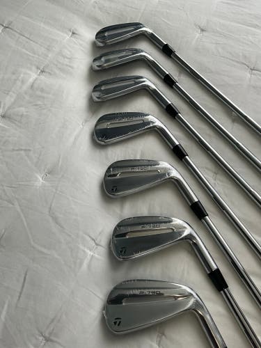 Men's 2025 TaylorMade P-790 Right Handed Iron Set Stiff Flex Steel Shaft (New)