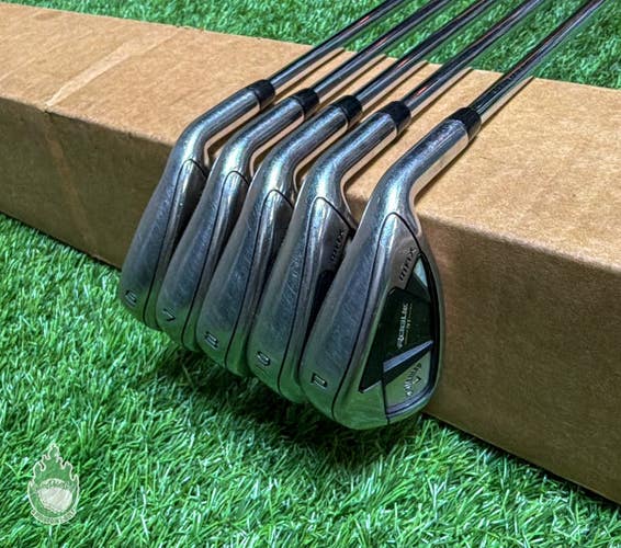 Used RH Callaway Rogue ST Max Irons 6-PW Elevate 95g Stiff Flex Steel Golf Set
