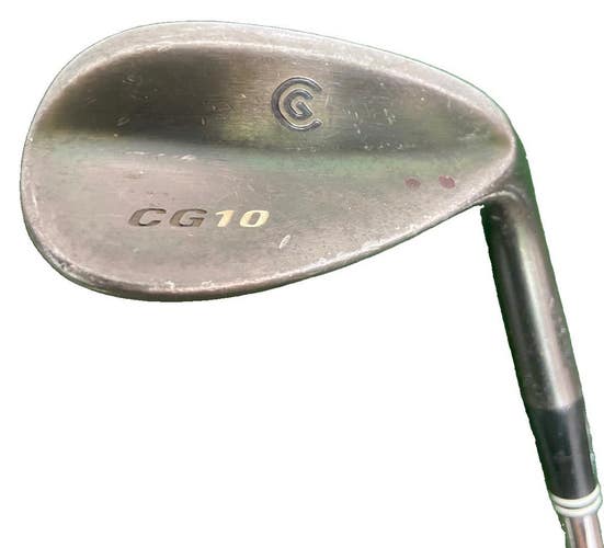Cleveland CG10 Gunmetal Gap Wedge 52*10 CMM 2 Dots RH Stiff Steel 35.5 Nice Grip